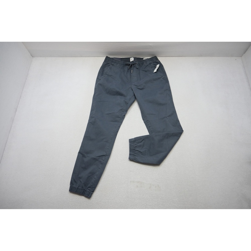 Gap Essential Jogger Mens Size M Blue Gray GapFlex Stretch Pants NWT